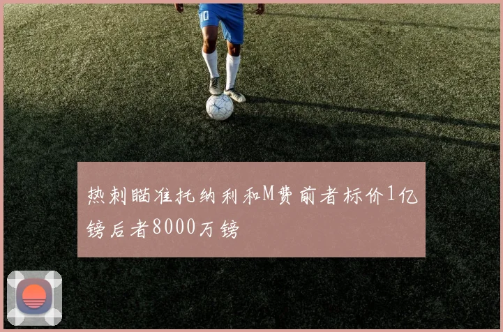 热刺瞄准托纳利和M费前者标价1亿镑后者8000万镑